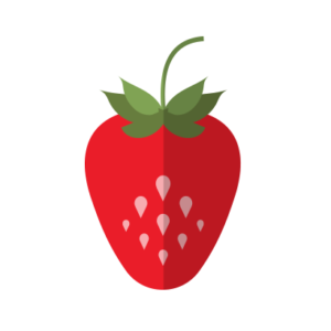 strawberry vector