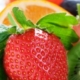 Strawberry In Bowl With Other Fruits