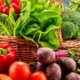 Fruits and veggies basket