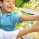 Choosing salad in a supermarket