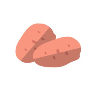 potatoes vector