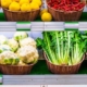 Produce supermarket aisle