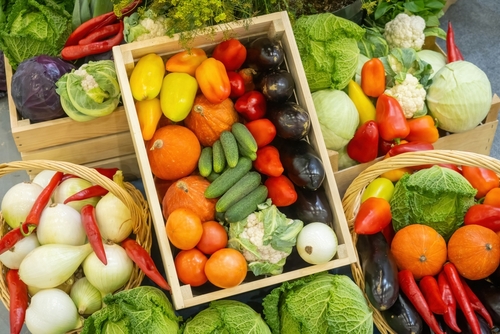 Organic,Vegetables.,Healthy,Products,From,Farmers,Market.,Boxes,With,Delicious